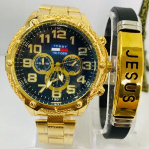 Kit Relógio Pulseira Masculina + Caixa MC0003