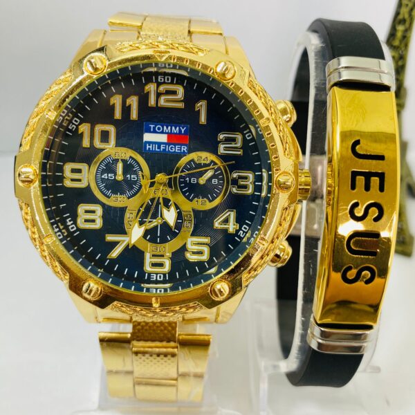 Kit Relógio Pulseira Masculina + Caixa MC0003