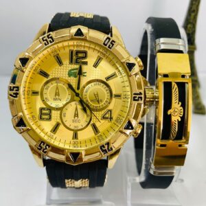 Kit Relógio Pulseira Masculina + Caixa MC0010