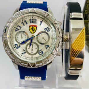 Kit Relógio Pulseira Masculina + Caixa MC0014