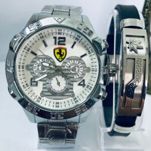 Kit Relógio Pulseira Masculina + Caixa MC0015
