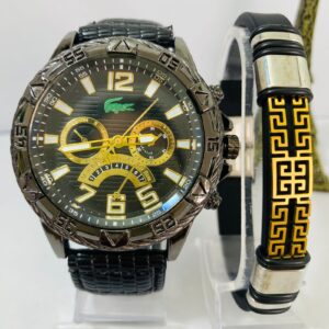 Kit Relógio Pulseira Masculina + Caixa MC0023