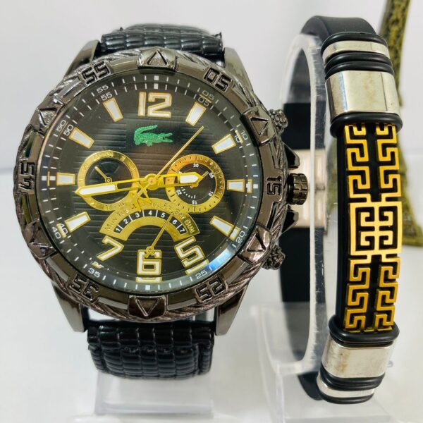 Kit Relógio Pulseira Masculina + Caixa MC0023