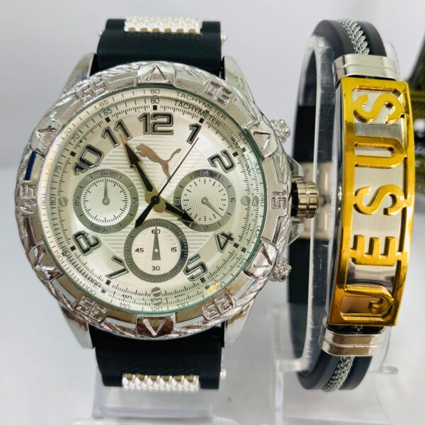 Kit Relógio Pulseira Masculina + Caixa MC0024