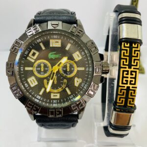 Kit Relógio Pulseira Masculina + Caixa MC0031