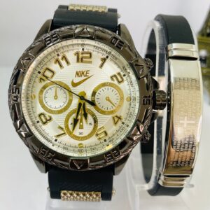 Kit Relógio Pulseira Masculina + Caixa MC0036