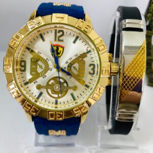 Kit Relógio Pulseira Masculina + Caixa MC0038