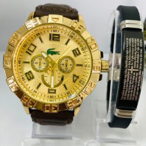 Kit Relógio Pulseira Masculina + Caixa MC0044